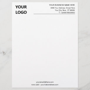 Your Business Logo Text Info Company Letterhead