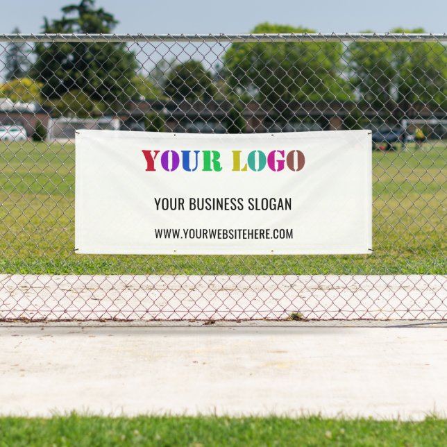 Your Business Logo Text Promotional Banner Example (Insitu)