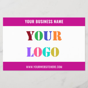Your Business Logo Text Promotional Flyer Template