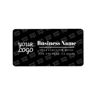 Your Business Logo Tiled Modern Return Address Label