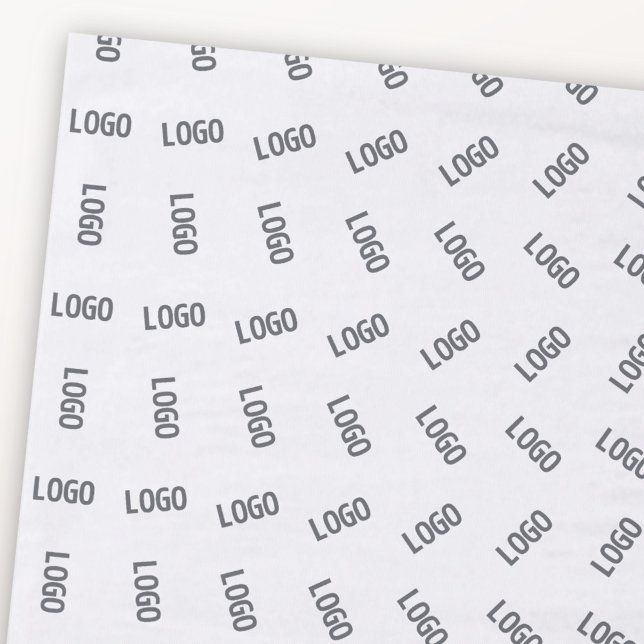 Your Business Logo | Unique Logo Pattern Design  Tissue Paper (Creator Uploaded)