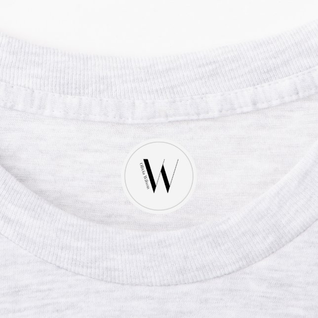 Your Business Logo W  Clothing Label (Affixed)