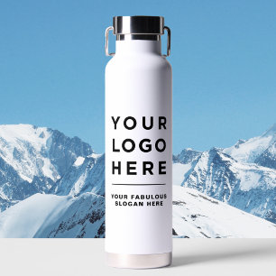 Your Business Logo Website Custom Water Bottle