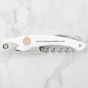Your Business Logo Website Slogan Employee Swag Waiter's Corkscrew