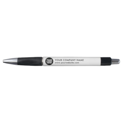 Your Business Logo White Promotional Pen