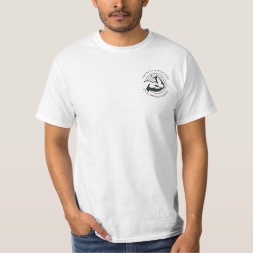 Your Business Logo Work Employees Staff T_Shirt