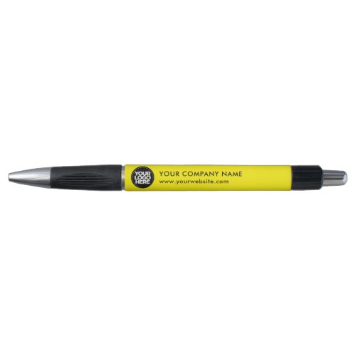 Your Business Logo Yellow Promotional Pen