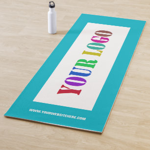 Your Business Logo Yoga Mat Example Custom Text