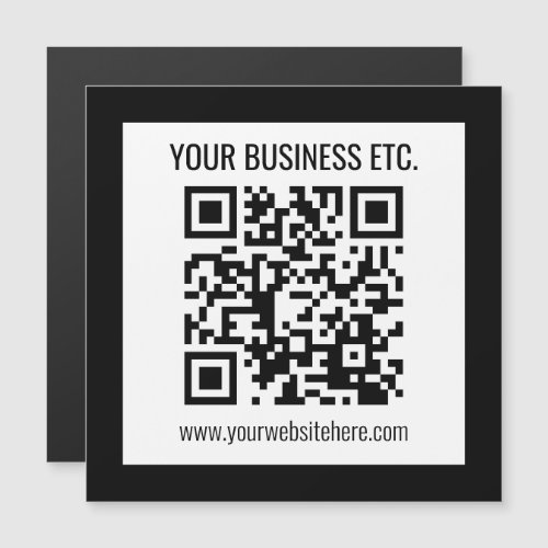 Your Business Name  Editable QR Code
