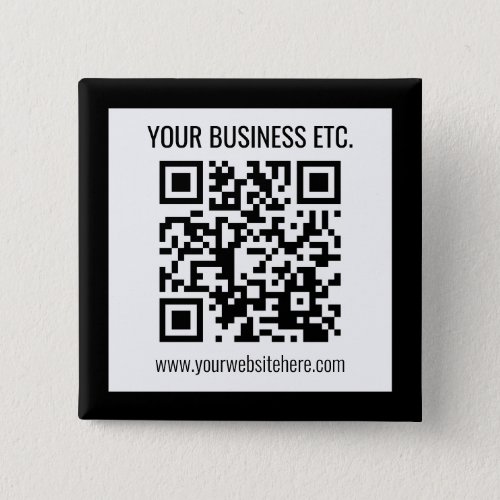 Your Business Name  Editable QR Code Button