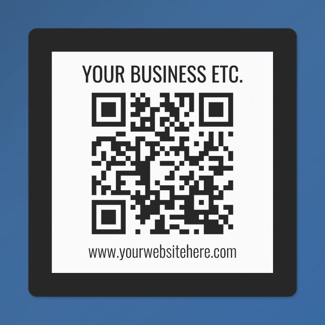 Your Business Name & Editable QR Code Labels (Creator Uploaded)