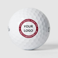 Your Business Name Logo Personalized Custom Colors Golf Balls