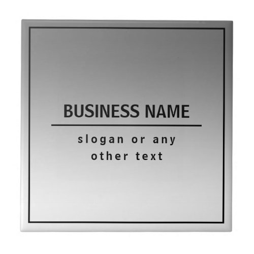 Your Business Name or Brand Etc  Ceramic Tile