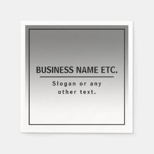 Your Business Name or Brand Etc.  Napkins