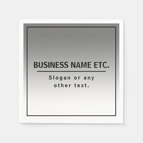 Your Business Name or Brand Etc  Napkins