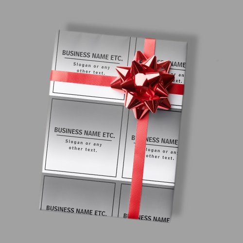 Your Business Name or Brand Etc  Wrapping Paper