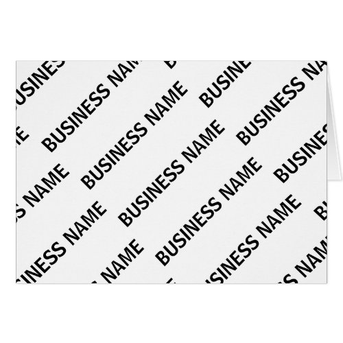 Your Business Name Pattern  Black  White