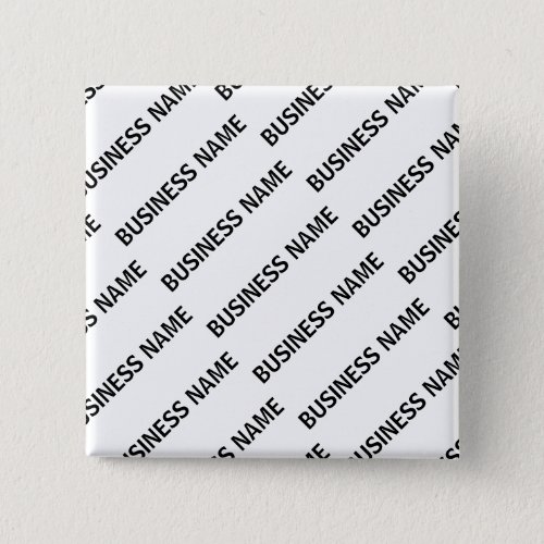Your Business Name Pattern  Black  White Button
