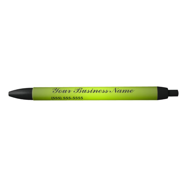 Your Business Name Website Phone Customizable Pen (Front)