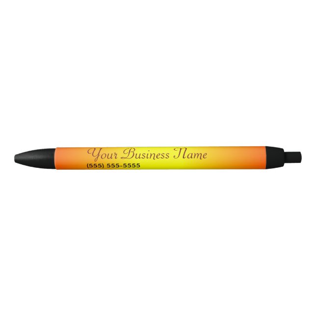 Your Business Name Website Phone Customizable Pen (Front)