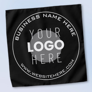 Your Business Name, Website + Uploaded Image Bandana