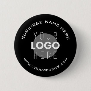 Your Business Name, Website + Uploaded Image Button
