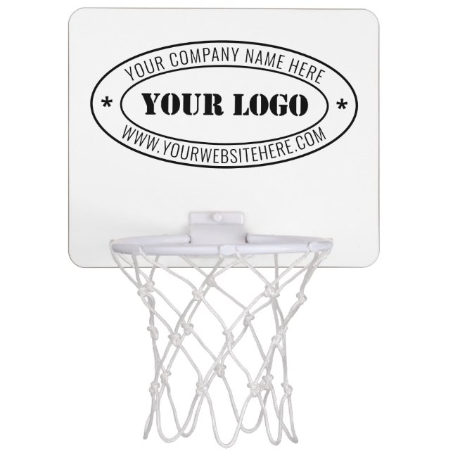 Your Business Office Mini Basketball Hoop Gift (Front)