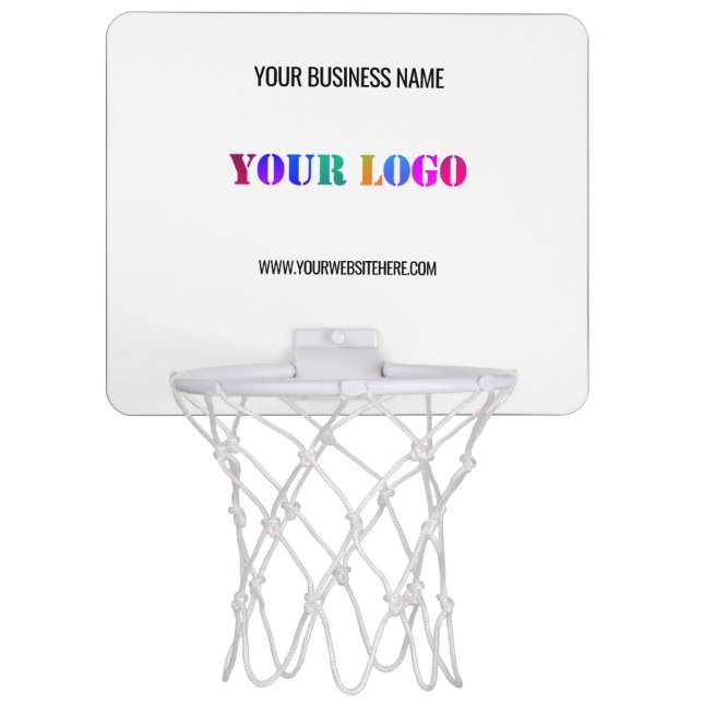 Your Business Office Mini Basketball Hoop Template (Front)