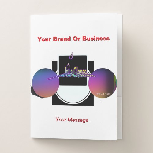Your Business Or Brand Just A Glance Pocket Folder