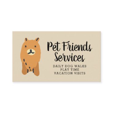 Your Business | Pet Services Business Card Your Business | Pet Services Business Card