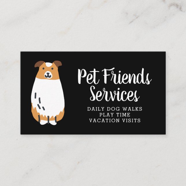 Your Business | Pet Services Business Card (Front)