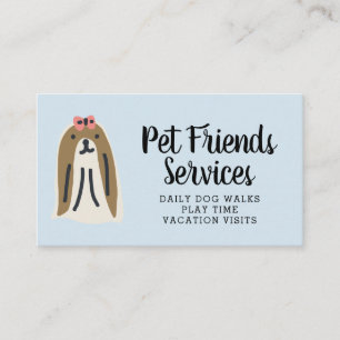 Your Business Pet Services Card