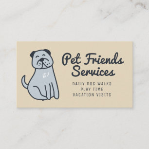 Your Business Pet Services Card