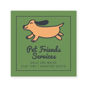Your Business | Pet Services Square Business Card Your Business | Pet Services Square Business Card