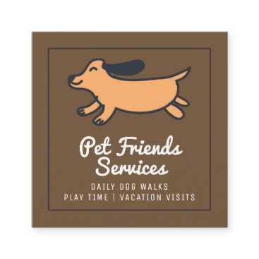 Your Business | Pet Services Square Business Card Your Business | Pet Services Square Business Card