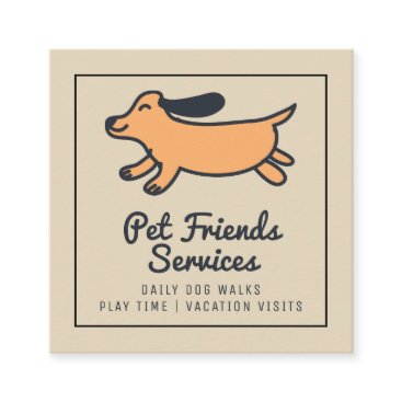 Your Business | Pet Services Square Business Card Your Business | Pet Services Square Business Card