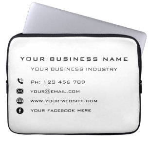 Your Business Promotional Laptop Sleeve Template
