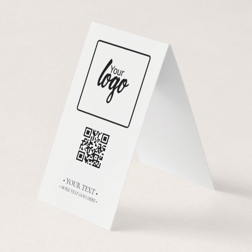 Your Business QR Code and Logo