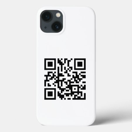Your Business Qr Code Iphone 13 Case