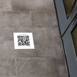 Your Business QR Code Floor Decals
