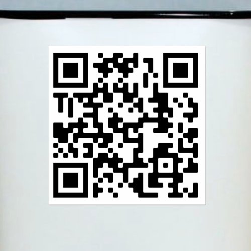 Your Business QR Code for Smart Phone Scanning Sticker