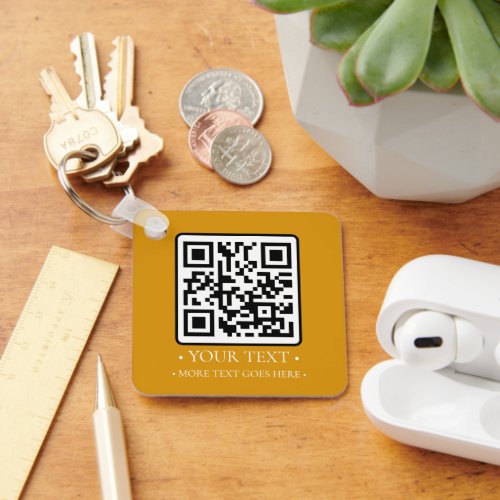 Your Business QR Code Keychain