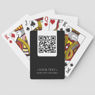 Your Business QR Code Poker Cards