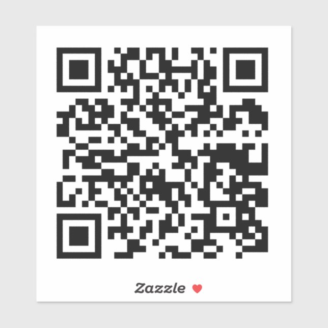 Your Business QR Code Sticker (Sheet)