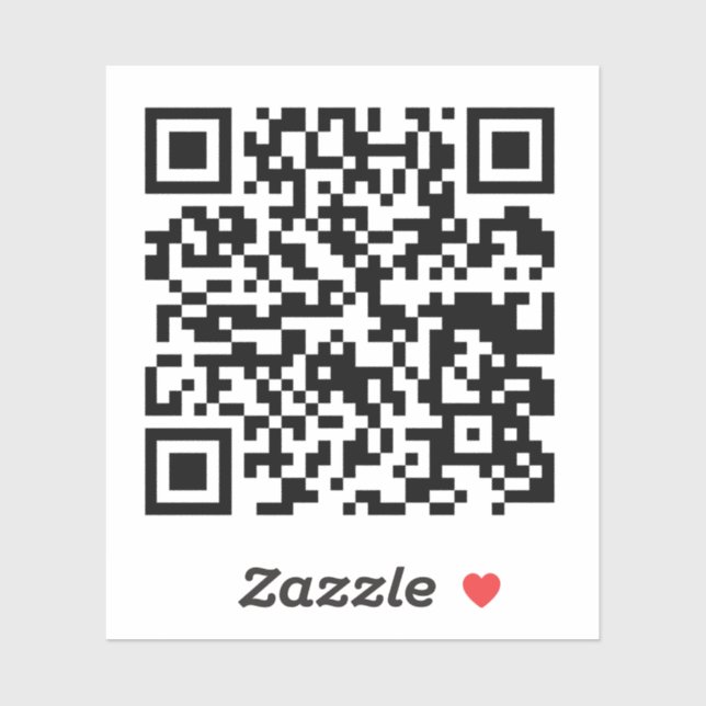 Your Business QR Code Sticker (Sheet)