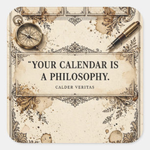 Your Calendar Is a Philosophy Sticker