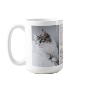Your Cat Dog Pet Photos Collage Coffee Mug