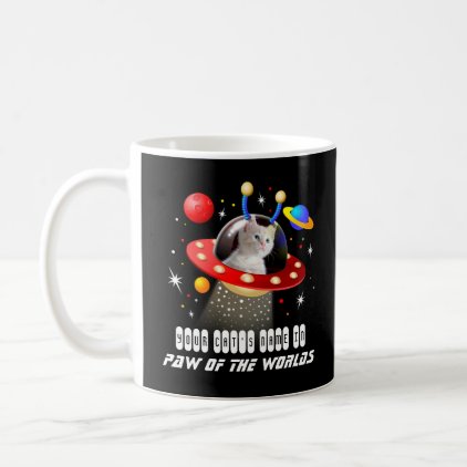 Your Cat in an Alien Spaceship UFO Sci Fi Film Coffee Mug