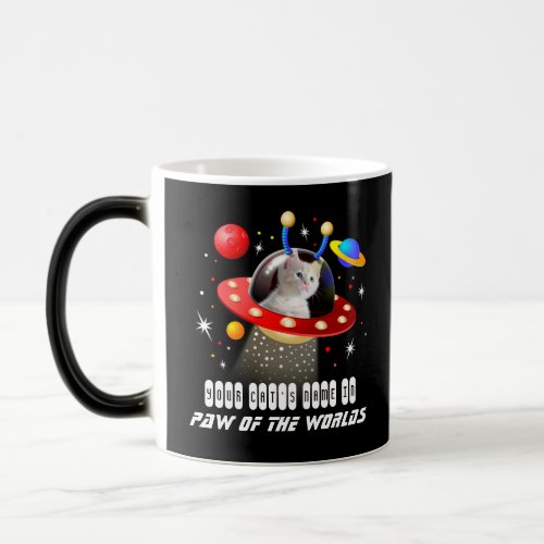 Your Cat in an Alien Spaceship UFO Sci Fi Film Magic Mug