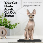 Your Cat Photo Acrylic Cut Out Statue<br><div class="desc">Use one of the many free tools available to do background removal of your photo, then upload your cutout photo here, and we do the rest - Truly a unique way of putting loved ones on display - Photo Statues are a fun alternative to your typical photo - Free-standing photo...</div>